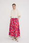 PATTERNED SKIRT WITH ELASTIC WAIST - 2