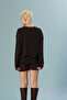Lace-Detail V-Neck Sweater - 4