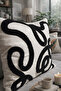 Punch Embroidered Throw Pillow Cover - 43*43 cm - Curve - Pnk001 - 3