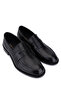 Men's Genuine Leather Black Classic Shoes - 2