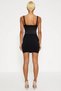 Women's Mini Dress Corset Look Heart Collar Thick Straps Sleeveless Molded Satin Woven Short Length - 6