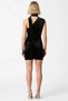 Women's Mini Dress Asymmetrical Collar Sleeveless Molded Velvet Knitted Plain Short Length Unlined Stylish - 6