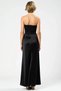 Women's Dress Gown Maxi Evening Dress Strapless Neckline Sleeveless Fish Silhouette Gathered Detailed Woven Night - 6