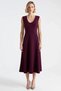 Women's Midi Dress A-Line V-Neck Sleeveless Plain Pattern Lined Woven Fabric Daily Use Stylish - 5