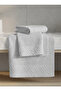100% Cotton Light Gray Polka Dot 2-Piece Towel Set 50X90 + 90X150 – Soft & Highly Absorbent - 2