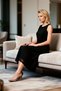 Women's Plus Size Midi Bodycon Crew Neck Sleeveless Knitted Tulle Stretchy Multi Color Leopard Print - 3