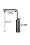 Bathroom Sink Faucet New Model Design Anthracite Color Imported with 7 Years Warranty - 7