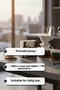 Aesthetic Figured Metal Napkin Holder Black Cafe and Home Type Decorative Napkin Holder - 2
