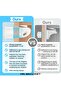 Reinforced 4 Locks + 1 Key Hidden Magnetic Cabinet Drawer Lock - Baby Safety Child Lock - 7