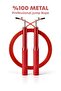 Premium Adjustable 100% Steel Jump Rope with Adjustable Length Jump Rope Red