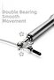 Premium Adjustable 100% Steel Jump Rope with Length Adjustment Jump Rope Gray - 4
