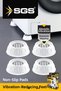 Washing Machine Anti-Vibration and Anti-Sound Anti-Slip Feet Set of 4 White - 2