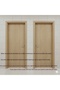 Door Handle Pyramid Black Mirrored Wc-Bathroom Right Direction - 4