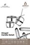 3-Piece Cool Induction-Compatible Stainless Steel Milk Jug Sauce Pan - 6