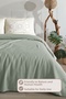 Angel Pike Double 100% Cotton (200X220 cm) Green - 2