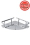 Chrome Stainless Brass Single Marine Shampoo Dispenser Bathroom Shelf