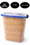 35 Lt Very Large Size Vacuum Sealed Food Storage Box for Flour, Sugar, Rice, Legumes 35*42*39 cm Very Large Air-Proof Storage Container
