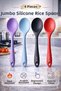 (4 Pieces) Our Ultra Hard Tip Silicone Jumbo High Heat Resistant Non-Stick Non-Burning Sets