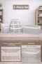 Set of 7 - Bed Base Storage Organizer, Under-Bed Organizer, Storage Organizer, 6-Piece Travel Bag Organizer