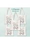 5 Cute Cat Patterned Children's Painting Bags - Paintable Fabric Activity Set