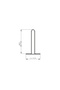 New Year's Red Vertical Paper Towel Holder, Roll Napkin Holder, Standard and Large Size Roll Compatible - 4