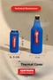 Can Beer Sleeve Thermal Neoprene Cold Holder Beer Holder Sleeve 500 ml - 5