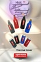 Beer Bottle Cover Thermal Beer Sleeve Neoprene Cold Holder with Zipper 500 ml Gray - 2