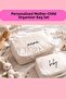 Organizer Set for Mother and Baby Hospital Bag – Zippered Printed 100% Cotton Organizer Bag - 5