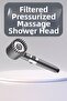 Preminium High Performance Massage Effect Water Saving Shower Head Chrome Plated Long Lasting