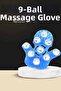 Massage Glove 9 Ball Palm Massage Glove Full Body -
