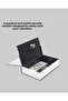 Dictionary-looking hidden book safe - metal interior case with key, compact size, stylish and secure design - 3