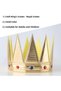 Gold Color Eva Soft King Royal Crown Adult Child Compatible 55 cm - 2