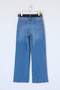 Açık Mavi More Sustainable Kemerli Yüksek Bel Uzun Boy Az Esnek Wide Leg Jeans TWOSS26JE00152 - 6