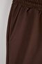 Kahverengi Basic Oversize/Geniş Kesim Lastik Belli Bağcıklı Şort TMNSS22SR0257 - 5