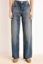 Mavi Yüksek Bel %100 Pamuk Geniş Paça Wide Leg Jeans TWOSS26JE00013 - 3