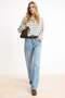 Mavi Yüksek Bel Geniş Paça Wide Leg Palazzo Jeans TWOAW26JE00066 - 2
