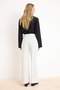 Beyaz  Wide Leg/Geniş Paça Dokuma Pantolon TWOAW22PL0139 - 10