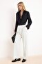 Beyaz  Wide Leg/Geniş Paça Dokuma Pantolon TWOAW22PL0139 - 8