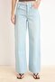 Açık Mavi DÖKÜMLÜ Normal Bel %100 Pamuk Uzun Boy Wide Leg Jeans TWOSS26JE00129 - 3