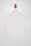 Somon-Beyaz 2'li Kız Çocuk Düz Örme T-Shirt TKDSS26TS00014 - 5
