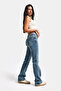 Women's Denim Color 4W5-32 Low Waist Straight Fit 100% Cotton Denim Jean - 5