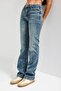 Women's Denim Color 4W5-32 Low Waist Straight Fit 100% Cotton Denim Jean - 6