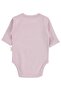 Organic Cotton Pack U Sleeve 0-18 Months Snap Fastener Bodysuit - Pink - 2