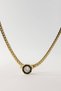 Serenay Solitaire Zircon Italian Chain Necklace