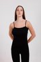 3-Pack Basic String Strap Tank Top Economical and Convenient Black - 5