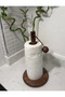 Acacia Paper Towel Holder |   Natural and Stylish Countertop Vertical Paper Towel Holder - 3