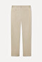 Men's Dark Beige Straight Fit Trousers - 5