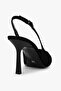 Women's Vina Black Snake Patterned Stiletto - 4
