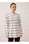 تونيك أساسي مخطط - مخطط بلون المنك - - 7