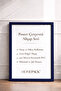 إطار ملصق خشبي أزرق مقاس 35×50 سم، إطار فارغ، BLUE-FRAME-35X50 - 2